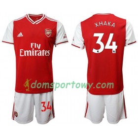 Koszulka Arsenal Granit Xhaka 34 Dziecięcy Domowe Koszulki Piłkarskie 2019-2020 Krótki Rękaw 